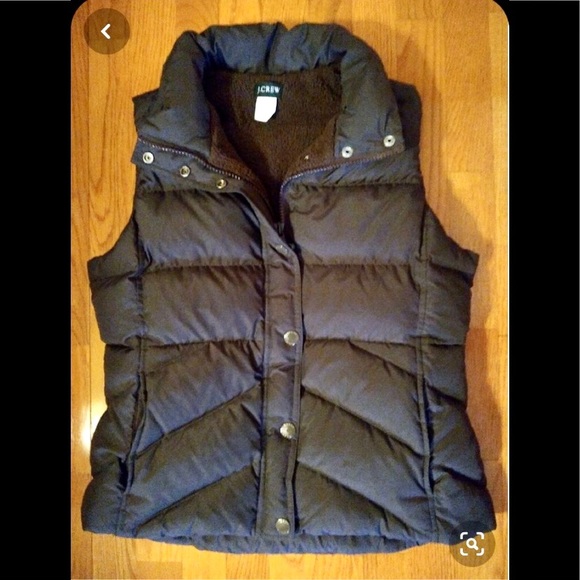 J. Crew Jackets & Blazers - J Crew brown puffer vest